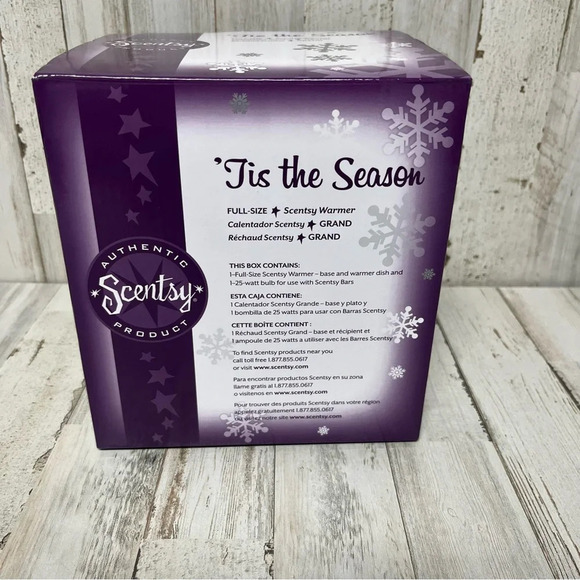 Scentsy Tis The Season Days Until Christmas Countdown Present Electric Warmer - Picture 4 of 9